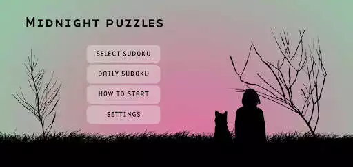 Play Midnight Puzzles - Sudoku as an online game Midnight Puzzles - Sudoku with UptoPlay