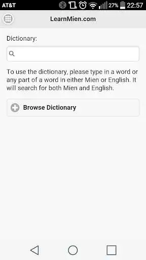 Play Mien - English Dictionary  and enjoy Mien - English Dictionary with UptoPlay