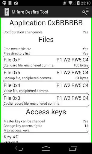 Play MIFARE DESFire EV1 NFC Tool as an online game MIFARE DESFire EV1 NFC Tool with UptoPlay