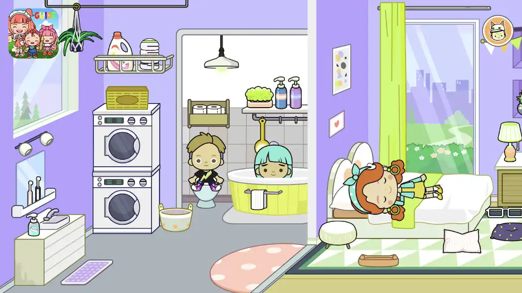 Play Miga Town Apartment Wallpaper as an online game Miga Town Apartment Wallpaper with UptoPlay