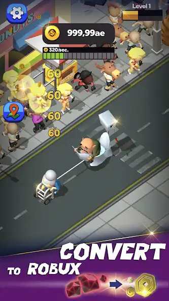 Play Mighty Granny Robux Roblominer as an online game Mighty Granny Robux Roblominer with UptoPlay