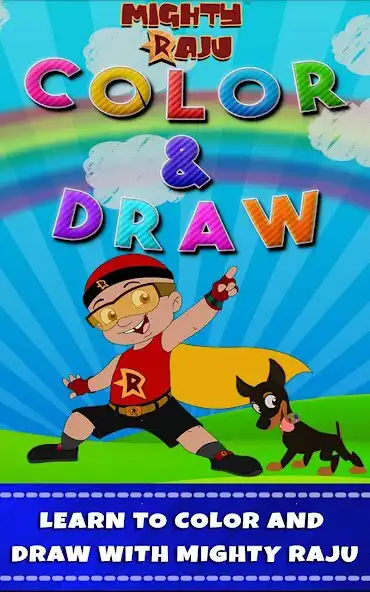 Play MightyRaju Doodle-Color  Draw as an online game MightyRaju Doodle-Color  Draw with UptoPlay