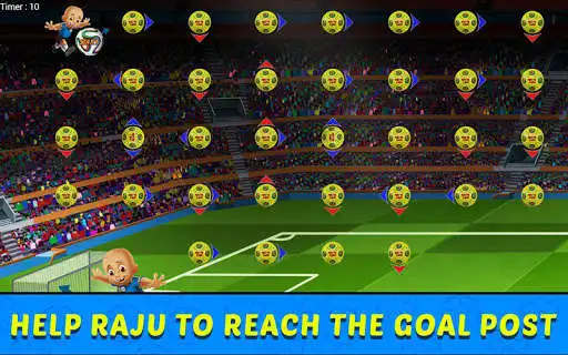 Play Mighty Raju Football Puzzle as an online game Mighty Raju Football Puzzle with UptoPlay