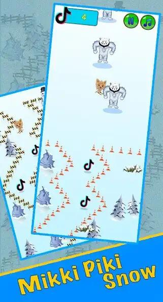 Play MIkki Piki Snow as an online game MIkki Piki Snow with UptoPlay