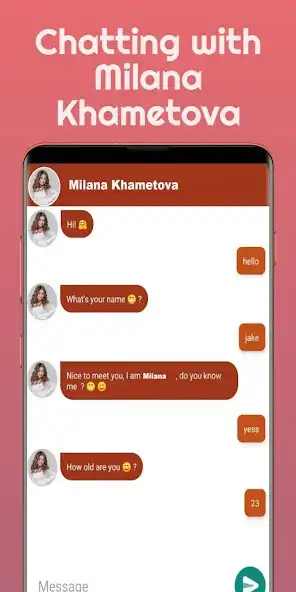 Play Milana Khametova Call Chat as an online game Milana Khametova Call Chat with UptoPlay