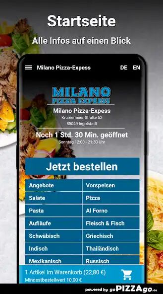 Play Milano Pizza-Expess Ingolstadt as an online game Milano Pizza-Expess Ingolstadt with UptoPlay