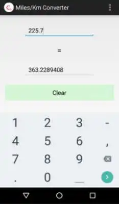 Play Miles/Km Converter