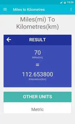 Play Miles to Kilometres