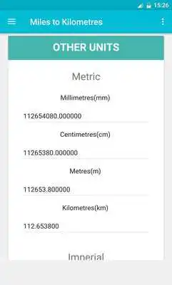 Play Miles to Kilometres