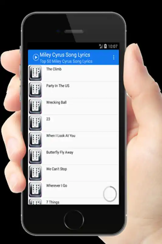 Play Miley Cyrus 50 Top Song Lyrics
