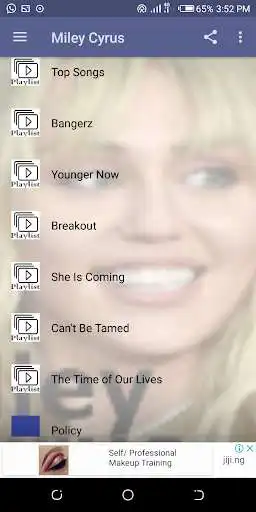 Play Miley Cyrus Songs as an online game Miley Cyrus Songs with UptoPlay