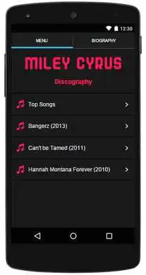Play Miley Cyrus Top Lyrics