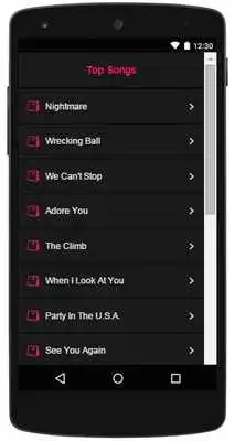 Play Miley Cyrus Top Lyrics