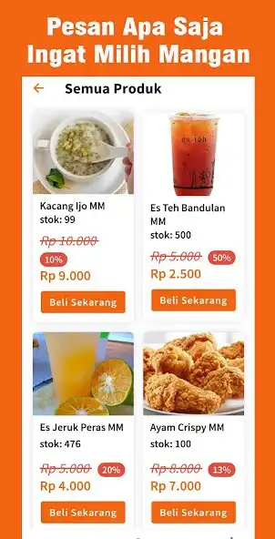 Play Milih Mangan - Pesan Makanan as an online game Milih Mangan - Pesan Makanan with UptoPlay
