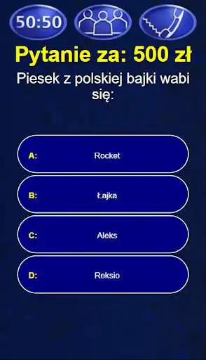 Play Milionerzy dla Dzieci as an online game Milionerzy dla Dzieci with UptoPlay