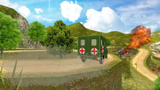 Play Military Ambulance Simulator as an online game Military Ambulance Simulator with UptoPlay