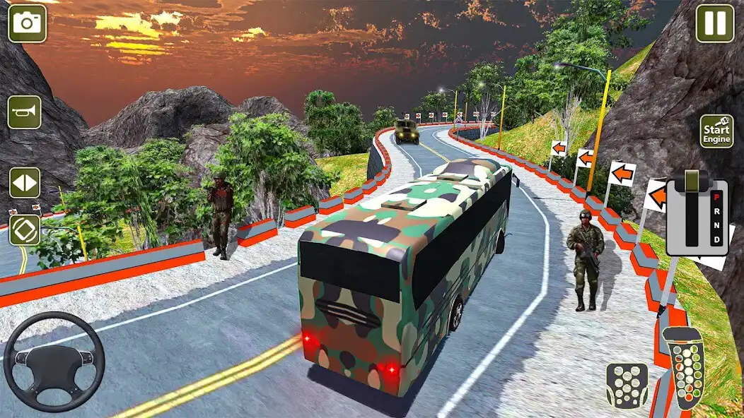Play Military Bus Simulator  and enjoy Military Bus Simulator with UptoPlay