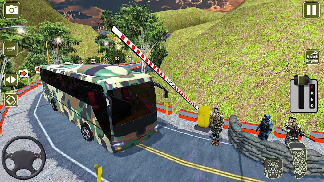 Play Military Bus Simulator as an online game Military Bus Simulator with UptoPlay