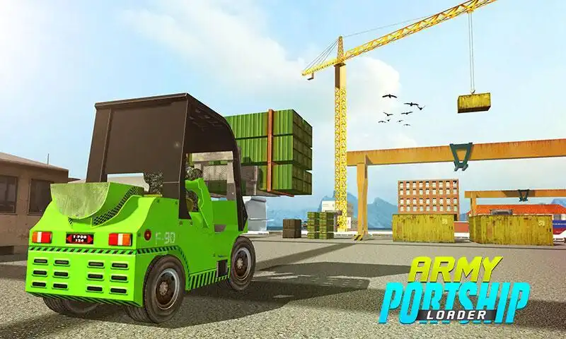Play Military Cargo Loader Truck  and enjoy Military Cargo Loader Truck with UptoPlay