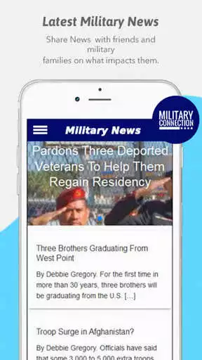 Play APK MilitaryConnection.com News  and enjoy MilitaryConnection.com News with UptoPlay com.militaryconnection.app