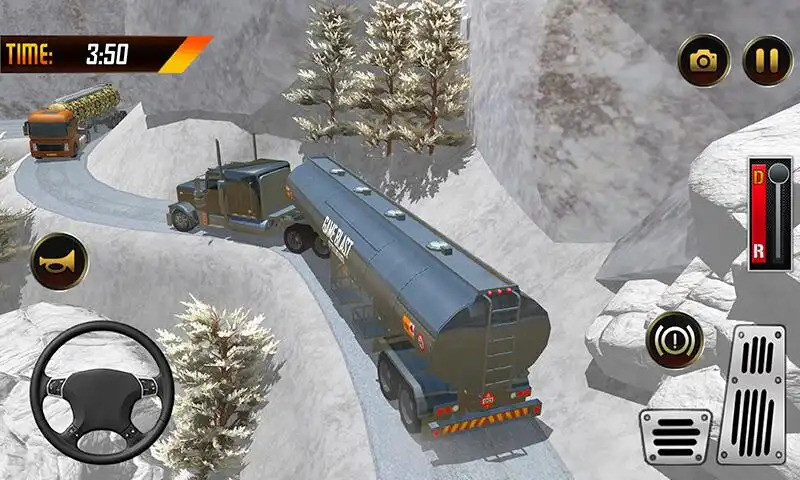 Play Military Fuel Transport Truck as an online game Military Fuel Transport Truck with UptoPlay