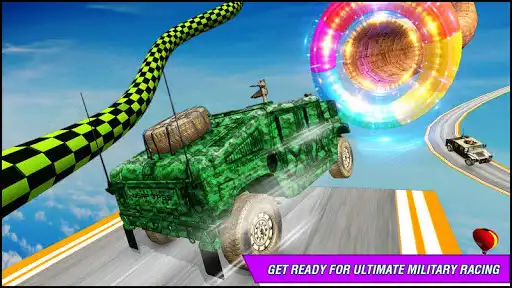 Play Military Jeep Car games: stunt race 3D  and enjoy Military Jeep Car games: stunt race 3D with UptoPlay