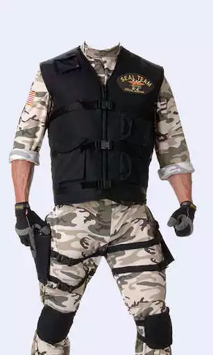 Play Military Photo Suit