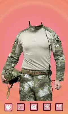 Play Military Photo Suit