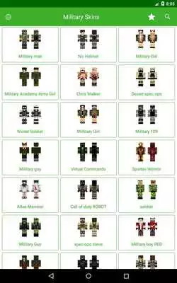 Play Military Skins for Minecraft