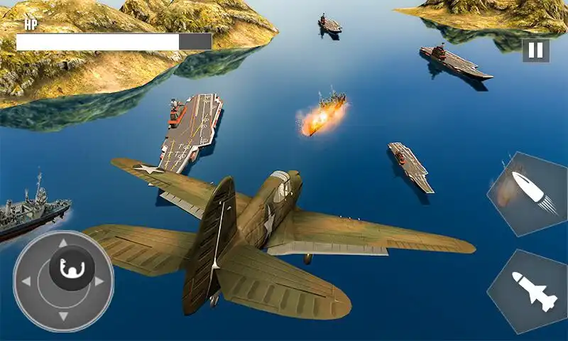 Play Military Strike Harbor: World War 2 Shooting Game as an online game Military Strike Harbor: World War 2 Shooting Game with UptoPlay