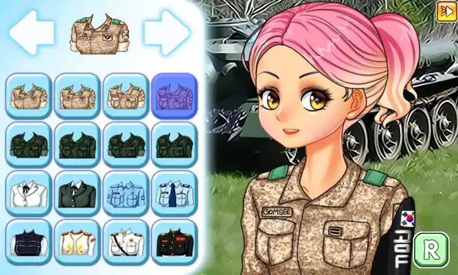 Play Military Styling Dress Up