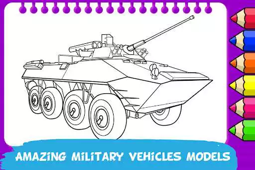 Play Military Vehicles Coloring Book - Army, Navy & Air as an online game online Military Vehicles Coloring Book - Army, Navy & Air with UptoPlay Play Military Vehicles Coloring Book - Army, Navy & Air as an online game Military Vehicles Coloring Book - Army, Navy & Air with UptoPlay