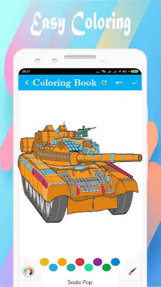 Play Military Vehicles Coloring as an online game Military Vehicles Coloring with UptoPlay