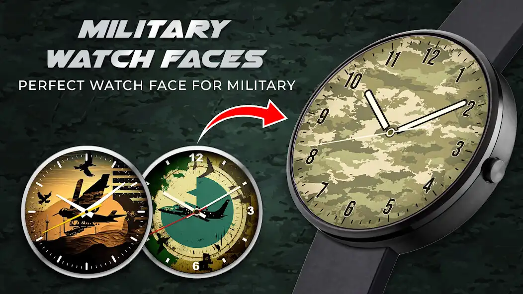 Play Military Watchface for Wear OS  and enjoy Military Watchface for Wear OS with UptoPlay