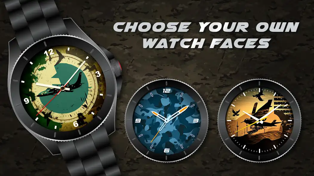 Play Military Watchface for Wear OS as an online game Military Watchface for Wear OS with UptoPlay