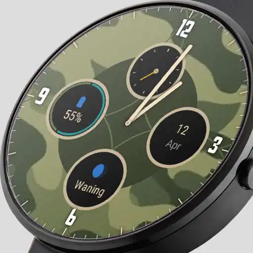 Free play online military watch face APK