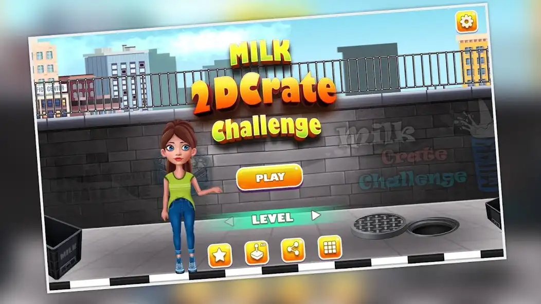 Play Milk Crate Challenge 2D game  and enjoy Milk Crate Challenge 2D game with UptoPlay
