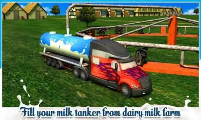 Play Milk Supply Truck Transporter
