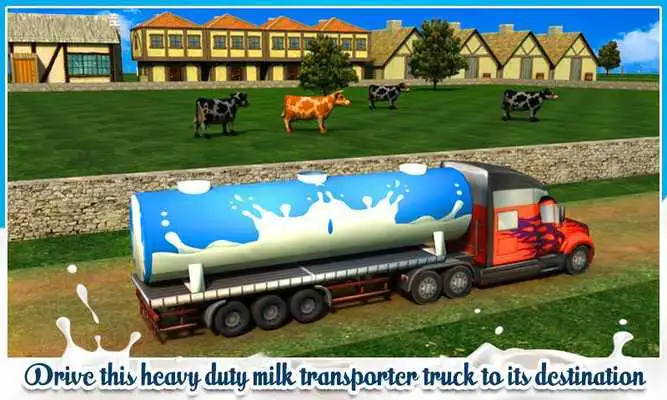 Play Milk Supply Truck Transporter