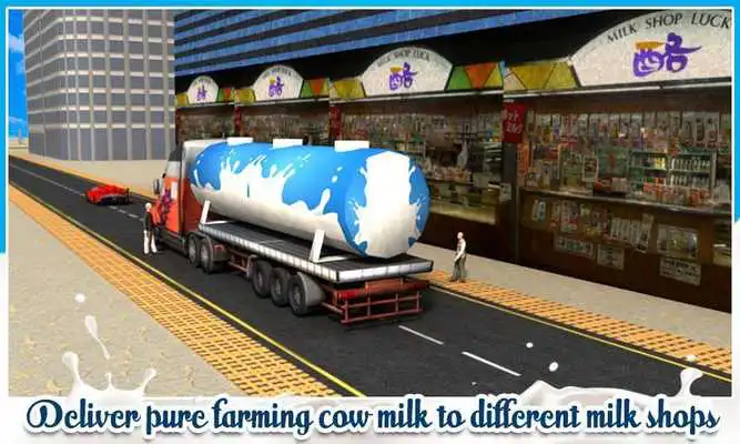 Play Milk Supply Truck Transporter