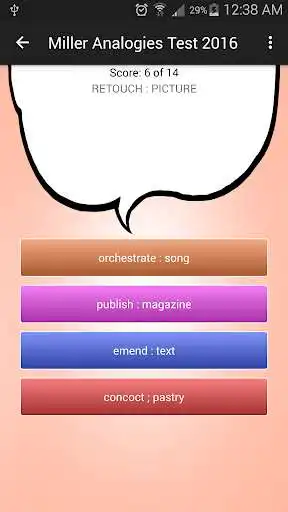 Play Miller Analogies Test as an online game Miller Analogies Test with UptoPlay