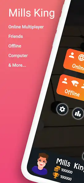 Play Mills King: Nine Mens Morris  and enjoy Mills King: Nine Mens Morris with UptoPlay