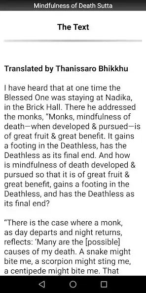Play Mindfulness of Death Sutta as an online game Mindfulness of Death Sutta with UptoPlay
