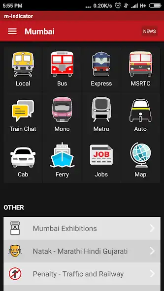 Play m-Indicator: Mumbai Local  and enjoy m-Indicator: Mumbai Local with UptoPlay