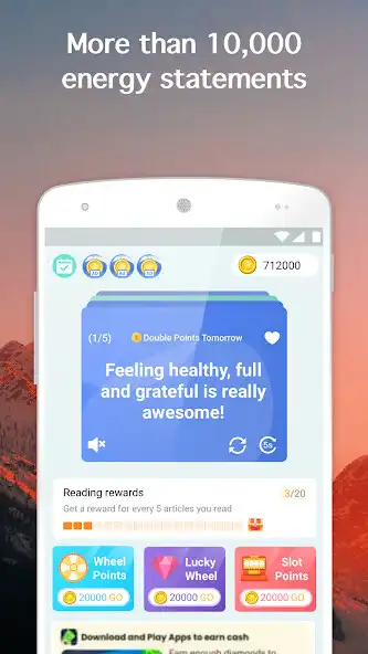 Play Mind Luck - Daily Quotes as an online game Mind Luck - Daily Quotes with UptoPlay