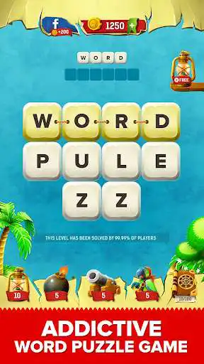 Play Mind Pirates: Word Search Game  and enjoy Mind Pirates: Word Search Game with UptoPlay