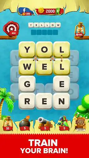 Play Mind Pirates: Word Search Game as an online game Mind Pirates: Word Search Game with UptoPlay