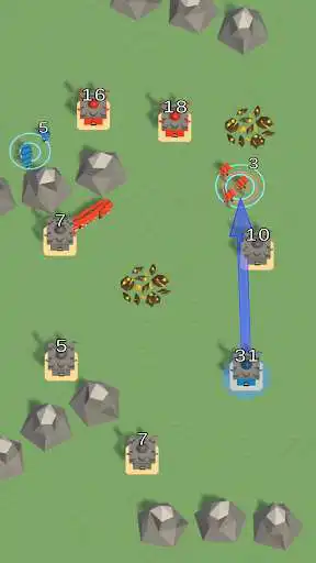 Play Mine and Merge Takeover as an online game Mine and Merge Takeover with UptoPlay