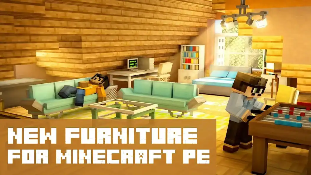 Play Minecraft Furniture Mod - MCPE  and enjoy Minecraft Furniture Mod - MCPE with UptoPlay