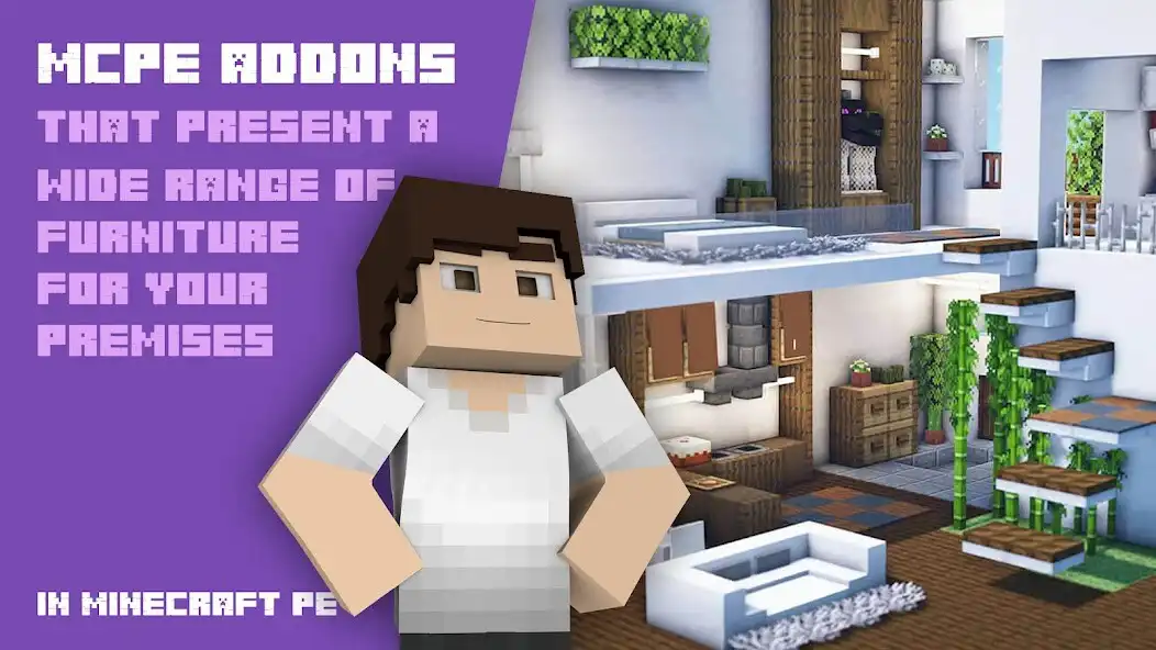 Play Minecraft Furniture Mod - MCPE as an online game Minecraft Furniture Mod - MCPE with UptoPlay